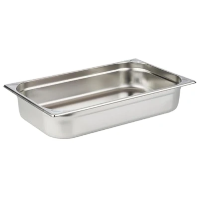 Immagine di APS 81104 GN container 1/1, Contenitore gastronorm in acciaio inox/Dimensioni 32,5 x 53 cm/Profondità 100 mm/Volume 13,25 litri