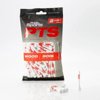 Immagine di Pride Tees Professional Tee System Tee, Rosso, 2 + 1/8&quot; (120 tee)
