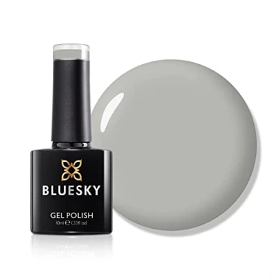 Immagine di Bluesky Smalto Per Unghie Gel, Sincere, Aw19, Fw1902, Grigio, Verde, Pastello, Pallido (Per Lampade Uv E Led) 10 Ml