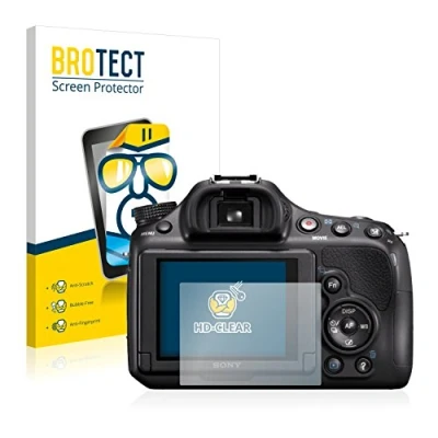 Immagine di brotect Pellicola Protettiva per Sony Alpha 58 (SLT A58) Protezione Schermo (2 Pezzi) [Trasparente, Anti Impronte]
