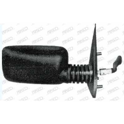 Immagine di Specchietto retrovisore esterno Prasco FT0177003 Dx nero manuale regolabile dall&#039;interno, Regolazione:tiranteria, convesso FIAT: Cinquecento