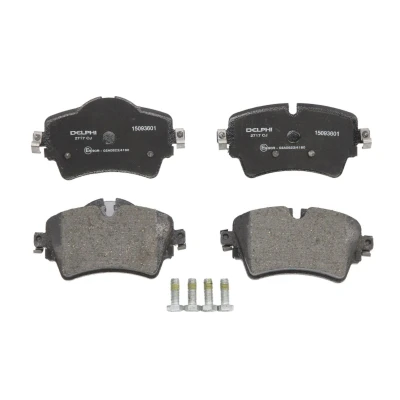 Immagine di DELPHI LP2717 Kit pastiglie freno Predisposto per contatto segnalazione usura con lamierino anticigolío accessori BMW: 2 Active Tourer, X1