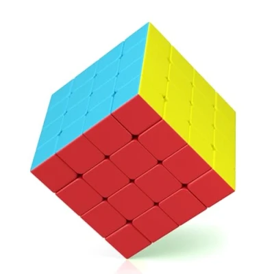 Immagine di ROXENDA Speed Cube, Stickerless Cube Solido Durevole &amp; Tornitura Regolare, Il Miglior Cubo Magico di Puzzle 3D Gira più Velocemente Dell&#039;originale(4x4x4)