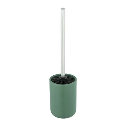 Immagine di Allstar porta scopino WC Olinda, forma conica, con finitura opaca, realizzato in ceramica, per nero, dimensioni (L x P A): Ø 9,5 40 cm, verde