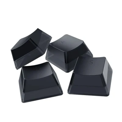 Immagine di Razer Phantom Kit di upgrade dei tasti Esclusivi stealth con lati traslucidi che risplendono l&#039;illuminazione Chroma RGB, US &amp; UK Layout, Nero