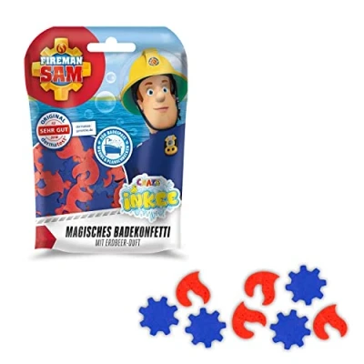Immagine di CRAZE INKEE Bombe da bagno Bambini Sam Il Pompieri, Divertente Sacchetti di coriandoli Sali profumata Pompiere con Profumo Fragola, Multicolore, giochi 12499