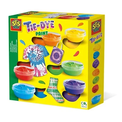 Immagine di SES Creative Pittura per Tessuti con tintura a Nodi, Colore Multiplo, 1 Count (Pack of 1), 00368