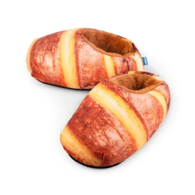 Immagine di Coddies Mocassini Pantofole da pane, comode pantofole, perfette per regali uomini, donne e bambini, Marrone, 35.5/40.5 EU