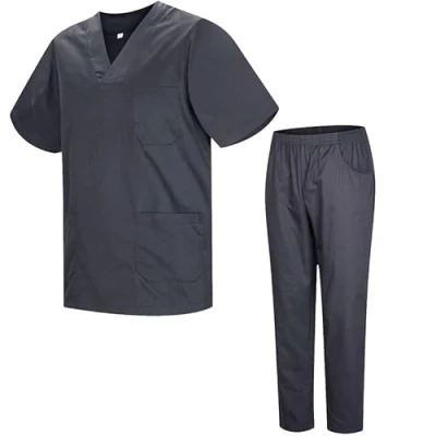 Immagine di MISEMIYA Uniformi Unisex Set Camice Uniforme Medica con Maglia e Pantaloni Mediche sanitarie Ref.8178 4XL, Grigio 21