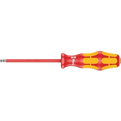 Immagine di Wera 160 i VDE Cacciavite a taglio Larghezza della lama: 2.5 mm Lunghezza 80 DIN EN 60900