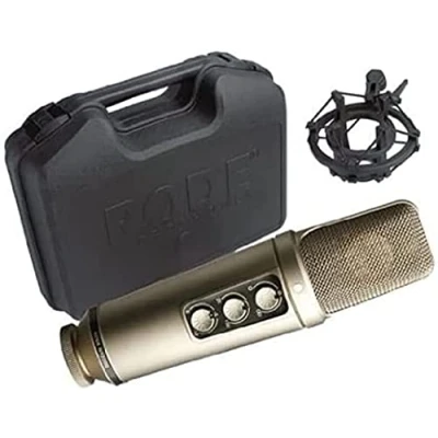Immagine di RØDE NT2000 Microfono a Condensatore Versatile Grande Diaframma con Modello Polare Infinitamente Variabile, Pad e Filtro Passa Alto per Registrazione Vocale di Strumenti