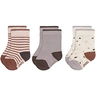 Immagine di LÄSSIG Calzini unisex per bambini e neonati Set di 3/ Tiny Farmer lilla Taglia 12 14