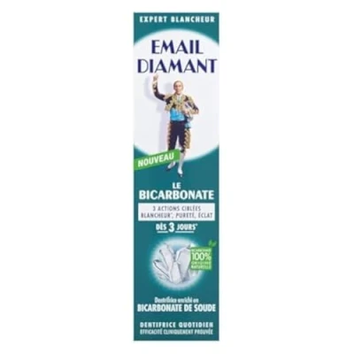 Immagine di Email Diamant Aerosol bicarbonato Dentifricio Arricchito con di sodio bianchezza, purezza/brillantezza da 3 giorni, 75 ml