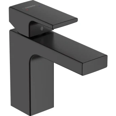 Immagine di hansgrohe Vernis Shape Miscelatore monocomando lavabo 100 con saltarello, nero opaco, 71561670