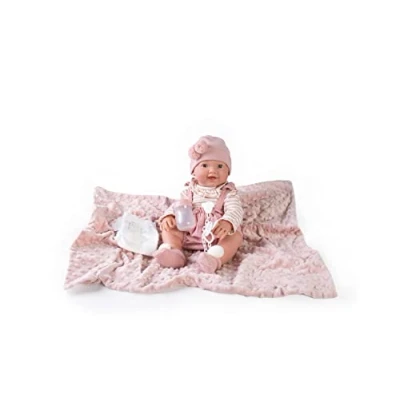 Immagine di Muñecas Antonio Juan Recengono NACIDI Neonato Mia Fa Pipì con Coperta, Multicolore, 50160