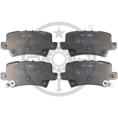 Immagine di OPTIMAL BP 12490 Kit pastiglie freno Assale posteriore con segnalatore acustico usura HONDA: CIVIC 8 Hatchback
