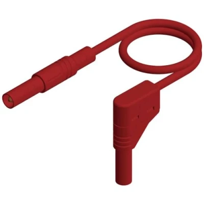 Immagine di SKS Hirschmann MLS SIL WG 200/1 Puntali di sicurezza Spina a banana 4 mm 2.00 m Rosso 1 pz.