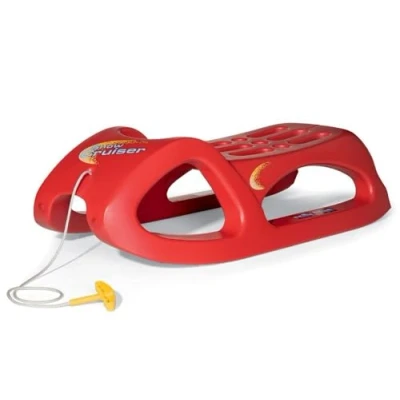 Immagine di RollyToys rollySnow Cruiser (colore rosso, pattini con binari in acciaio, corda di traino, da 3 anni) 200122