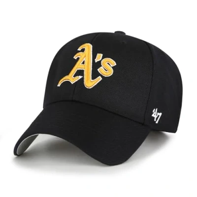Immagine di 47 Brand Cappellino Visiera Curva uomo Mlb Mvp Oakath Black Strap Adj