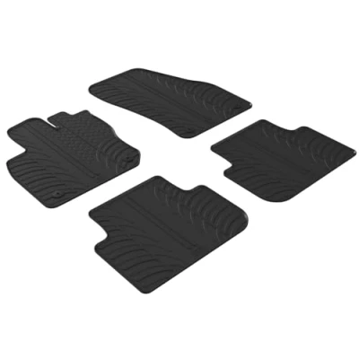 Immagine di Gledring Tappetini in Gomma Compatibile con Volkswagen Tiguan III (CT1) 2024 (Profilo T 4 Parti + Clip di Montaggio)