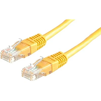 Immagine di Value UTP Patch Cord Cat.6, yellow 1.0m Giallo, Giallo cavo di rete