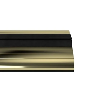 Immagine di Stormguard 04SR3330914G SG100 Soglia per porta con guarnizione paraspifferi, Finiture colore Oro, 914 mm