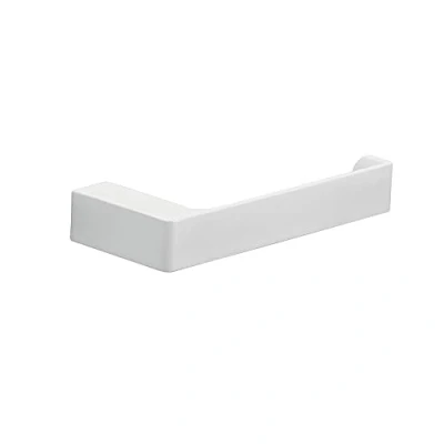 Immagine di Gedy G Kuala Lumpur Porta Rotolo Carta igienica, Colore Bianco, Componenti Realizzati in Cromall, Ottone e Vetro, Garanzia 2 Anni, Misure 2,5 x 17,5 6,6 CM Peso 0,272 kg, Design R&amp;S, Cromo, Unica