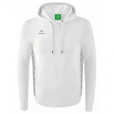 Immagine di Erima Bambini Essential Team Felpa con cappuccio, bianco, 140