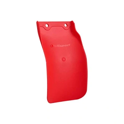 Immagine di POLISPORT 8907300002 Paraspruzzi ammortizzatore posteriore replica OEM realizzato in plastica lucida durevole e resistente compatibile con la moto HONDA a colori Rosso