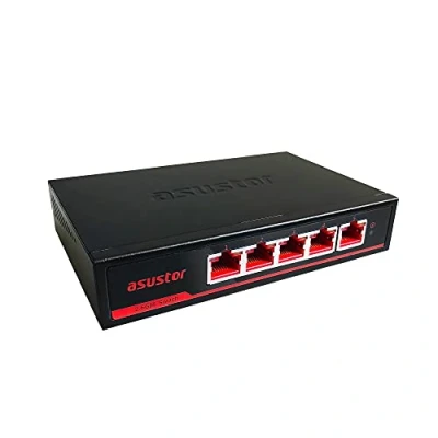 Immagine di Asustor ASW205T Switch di rete non gestito a 5 porte, 2.5G Ethernet, plug and play