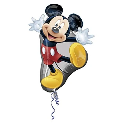 Immagine di Amscan 2637301 palloncino in foil Super Shape Micky, dimensione 55 x 78 cm, ad elio, compleanno, decorazione