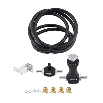 Immagine di VOBOR Rubinetto a pressione turbo,Regolatore di sovralimentazione manuale Turbo Boost Tee Purge Valve Controller Accessorio Turbocompressore