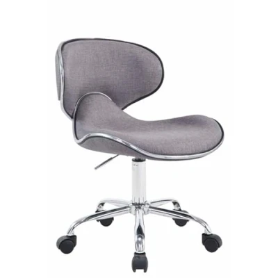 Immagine di CLP Sedia Sgabello Lavoro Las Vegas V2 in Stoffa I con Ruote Scrivania Ambulatorio Poltroncina Pc, Colore:Grigio