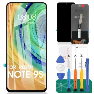 Immagine di per XiaoMi Redmi Note 9 PRO 4G Display LCD M2003J6B2G M2003J6A1G Schermo di Ricambio 9S Touch Screen Sensore Digitalizzatore (Nero No Frame)