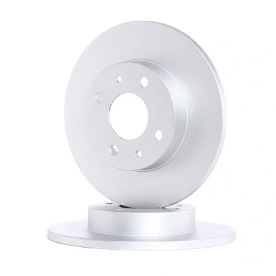 Immagine di DELPHI BG2458 Disco freno 240 11 4 pieno Oleato non trattato senza cuscinetto ruota, anello sensore ABS FIAT: 500 Hatchback, Panda II Hatchback