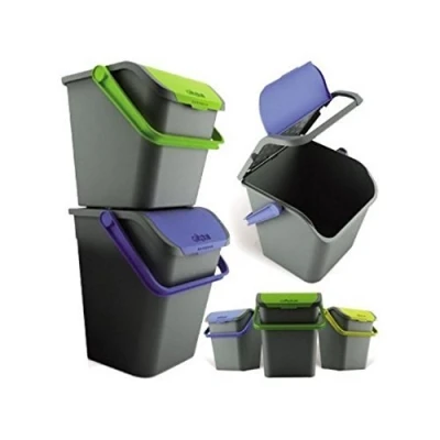 Immagine di IRPot SET 3 X PATTUMIERE ECOLOGIC 28L EC28 RACCOLTA DIFFERENZIATA