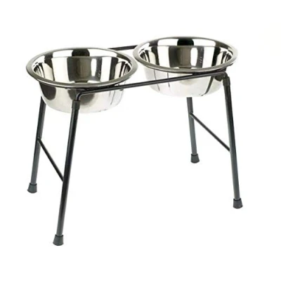 Immagine di Caldex Doppio Alimentatore ad Alta Stand con Piatti, 300 mm / 2 x 1600 ml