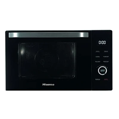 Immagine di Hisense H30MOBS10HC Forno a microonde 4 in 1 Combo con grill, Airfry, e convezione, 1000 W/2400 W, 30 litri, 10 programmi, pulizia vapore, colore nero