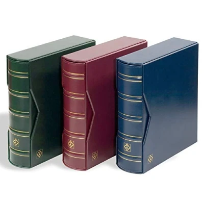 Immagine di LEUCHTTURM Album per 200 FDC o Lettere fino a 195 x 130 mm, con Custodia Protettiva Verde