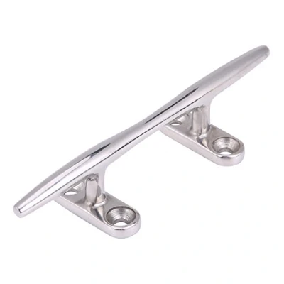 Immagine di Bitta per Barca, Fydun 5 Pollici Bitte Barche Impieghi Gravosi Argento Accessori in Acciaio Inox a Base Cava Marine Yacht