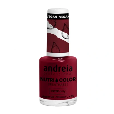 Immagine di Andreia Professional NutriColor Smalto Vegan Traspirante Colore NC32 Bordeaux 10.5ml