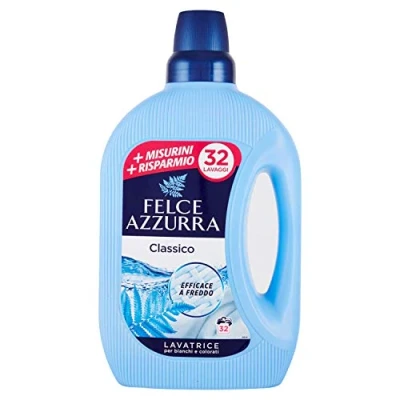 Immagine di Felce Azzurra Detersivo Liquido Classico, Profumo Inconfondibile, Efficace a Freddo 32 Lavaggi 1595 ml