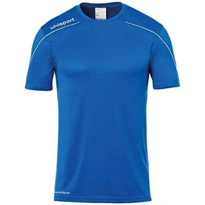 Immagine di uhlsport Stream 22 Maglietta a Maniche Corte da Bambino, Bambini, Maglietta, 100347703, Azzurro/Bianco, 128