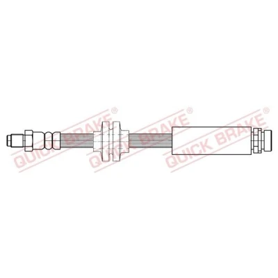 Immagine di QUICK BRAKE 32.416 Tubi Freno 393mm M10x1 con filettatura interna, esterna VOLVO: V40 Hatchback, MAZDA: 3 Hatchback