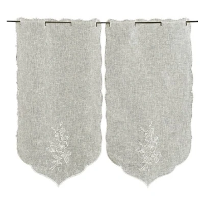 Immagine di Linder 0169/11/78061/440 Coppia di vetrate dritte, Manon Crudo, Passanti, 58 x 120 cm
