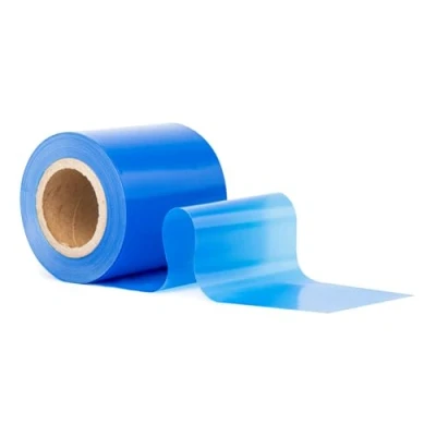Immagine di nastro flutter colorato, 50 m x 70 mm, LDPE, non adesivo, colore blu