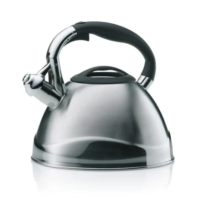 Immagine di Kela 11655, Bollitore a fischio, Adatto Anche Piani induzione, 3 l, Acciaio Inox, Varus, Argentato, Inossidabile, Argento, H 21,5cm / ∅ 22cm 3l