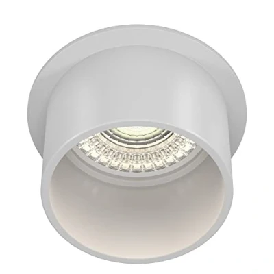 Immagine di MAYTONI Moderna Lampada da Incasso Soffitto, Spot Faretto bianco, Design basic, Alluminio, per 1 lampadina GU10, 50W, IP 20