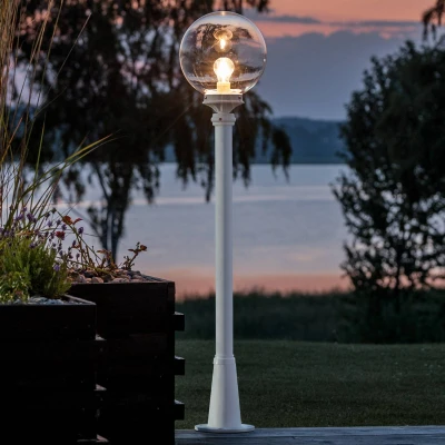 Immagine di Konstsmide 498 250 Orion Lampada da terra per esterni a risparmio energetico, LED (monocolore) E27 60 W Bianco