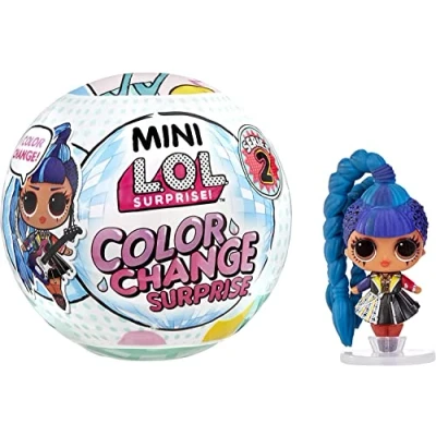 Immagine di Mini LOL Surprise Colour Change Playset Collection ASSORTIMENTO CASUALE Scopri più di 5 Sorprese tra cui una bambola OMG, supporto per bambole e accessori Età: 4+ anni